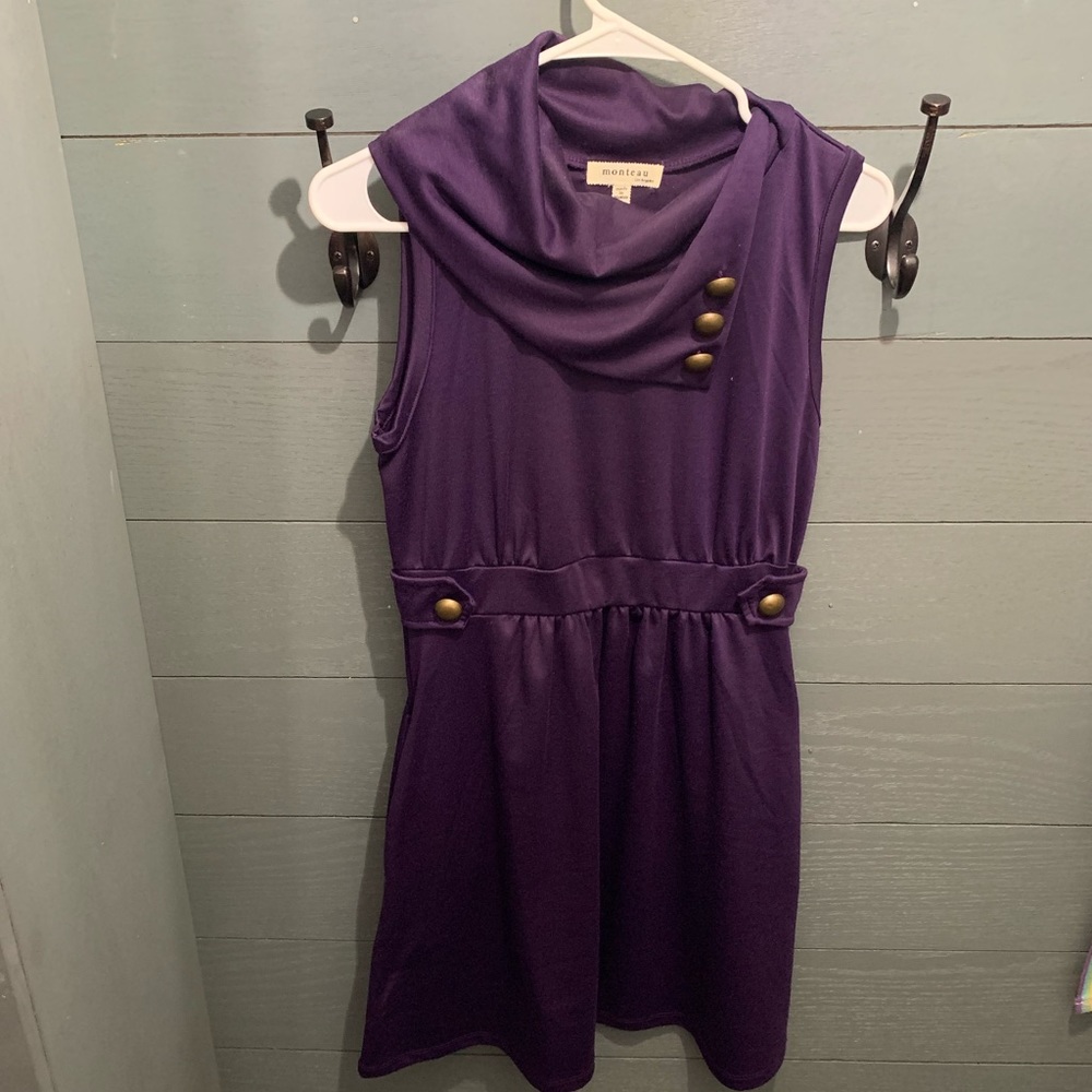 Monteau Los Angeles Plum Dress